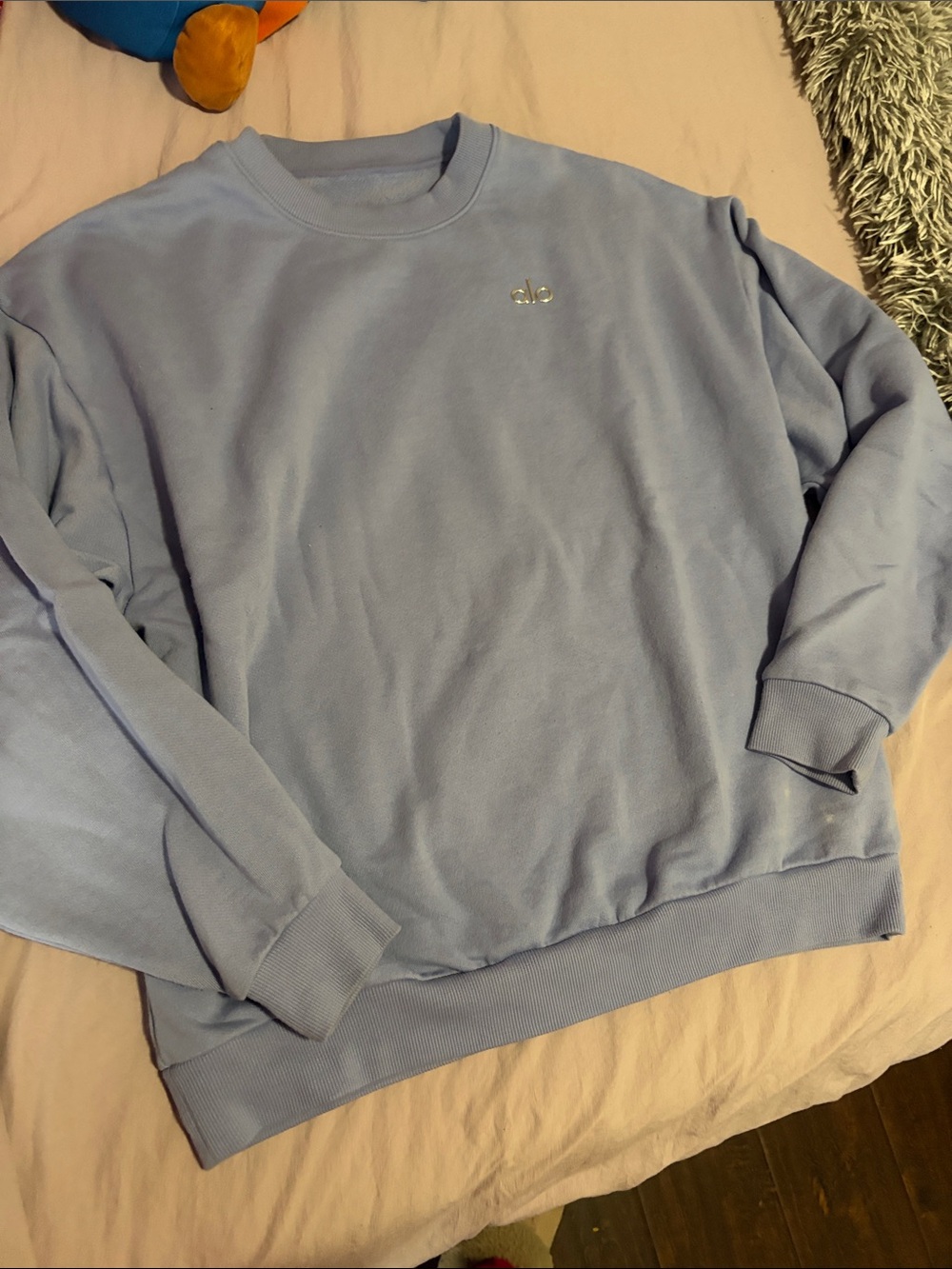 Accolade Crew Neck Pullover - Lilac Blue - Picture 3 of 4